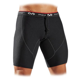 Pantaloncini a compressione in neoprene con coulisse regolabile