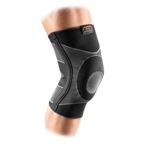 Elastische Kniebandage mit Gelpelotte und Seitenstabilisatoren