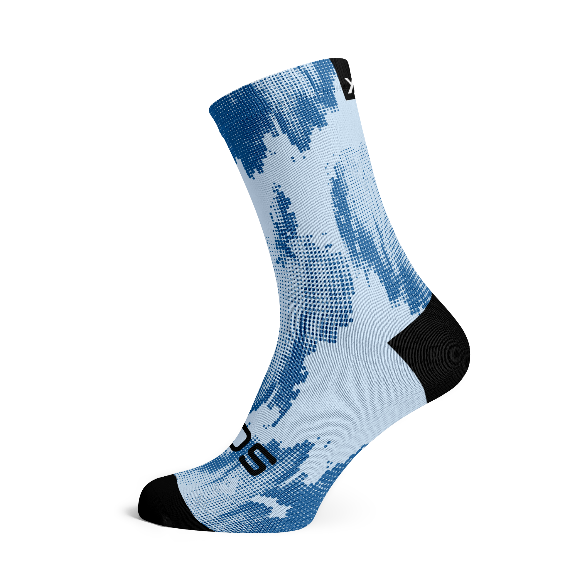 Blue Gravel Socks