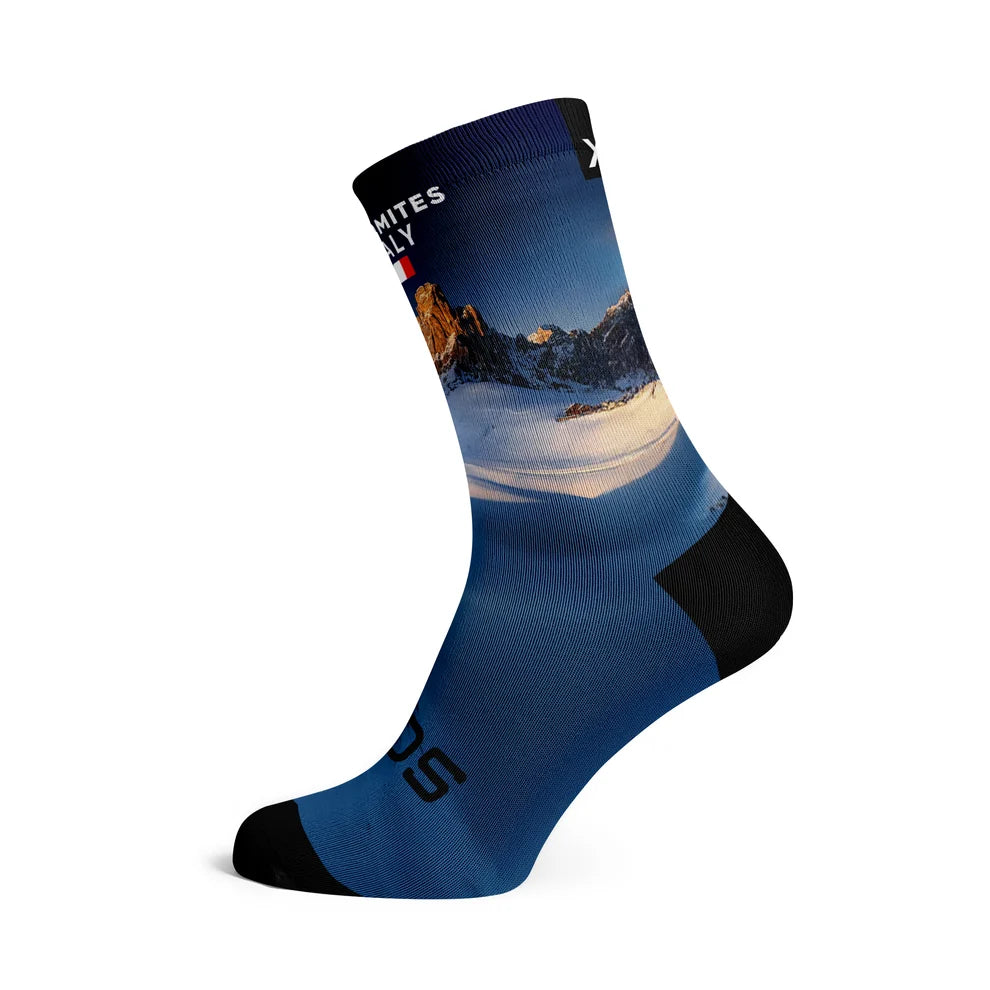 Dolomites Winter Frost Crew Socks