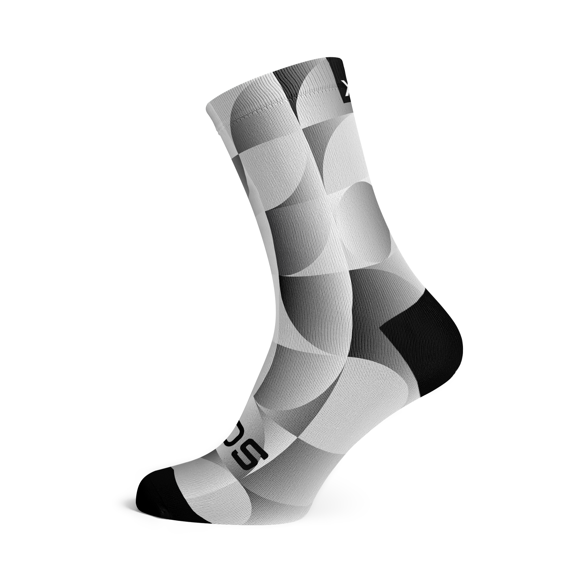 Solid Silver Socks