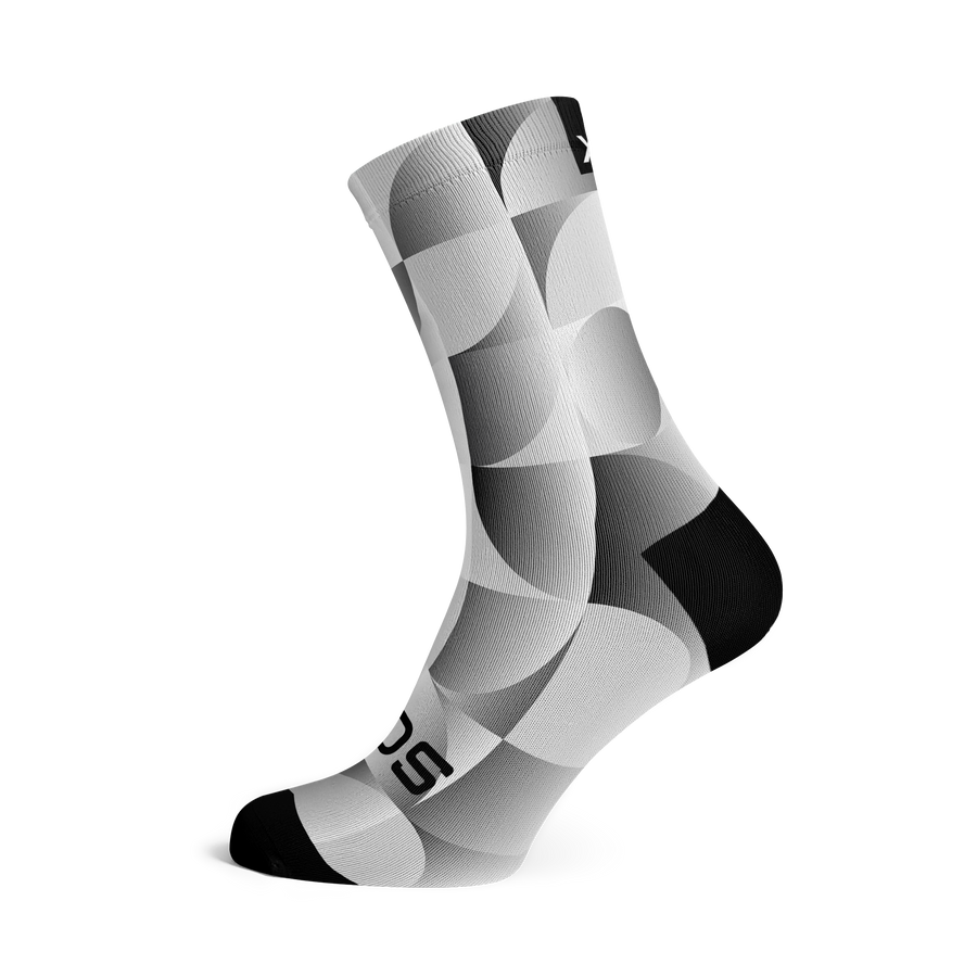 Solid Silver Socks